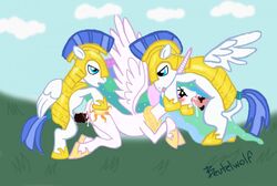 beutelwolf friendship_is_magic my_little_pony princess_celestia_(mlp) royal_guard_(mlp) smooth_skin