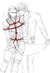 bondage credo dante devil_may_cry gay male male_only tagme yaoi