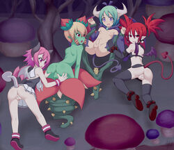 disgaea disgaea_1 disgaea_3 etna flora_beast_(disgaea) lilim_(disgaea) nippon_ichi_software prinny:_can_i_really_be_the_hero? raspberyl