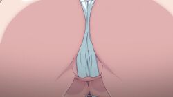 1girls ass breasts copyright_request panties screencap thighs underboob vagina