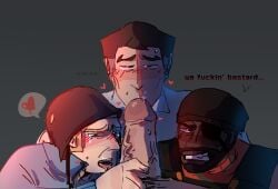 demoman (team fortress 2) from emesis blue by anonymous artist