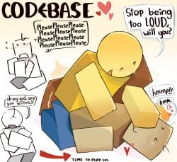 begging_pose blush bottom_male gay_domination heart_symbol hello_john_doe_(hjd) horny_male humping idk_what_to_tag_it john_doe_(hjd) john_doe_(roblox) male/male male_only on_knees on_top playing roblox robloxian scripter_(hajd)