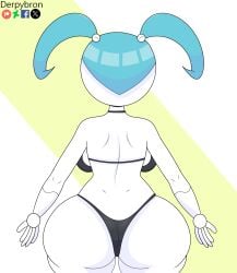 1girls ass ass_focus big_ass big_breasts bikini bikini_armor bikini_aside bikini_bottom bikini_top female female_focus female_only jenny_wakeman my_life_as_a_teenage_robot nickelodeon nickelodeon_animation_studio nicktoons robot robot_girl robot_humanoid robotic_arm sexy sexy_armpits sexy_body sexy_pose solo_female swimingpool swimsuit thick_ass xj-9 xj9 xjenn9 xjkenny