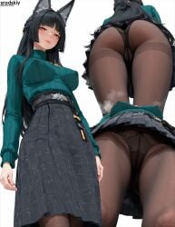 1girls ai_generated ass ass_bigger_than_head ass_cleavage ass_focus big_breasts butt_focus buttocks cameltoe collage cute cute_expression cute_eyes cute_face cute_girl female first_person_view fox_ears fox_girl front_view hentai hips horny hoshimi_miyabi large_breasts lips lipstick looking_at_viewer low-angle_view multiple_angles multiple_views nipples_visible_through_clothing panties panties_under_pantyhose pantyhose perky_nipples petite pov_eye_contact rear_view shy shy_expression skirt solo solo_female solo_focus srodskiy sweater tagme teenager thighs thin_female thin_waist tiny_waist under_skirt view_between_legs viewed_from_below vulgar young zenless_zone_zero