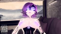 animated bysamzan cowgirl_position cum_inside male/female murder_drones pov pths sound tagme uzi_(murder_drones) video vr