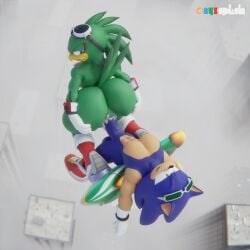 jet the hawk from sega by onyxsplash