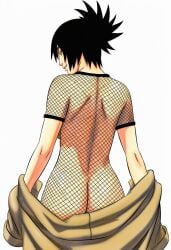 1girls accurate_art_style ai_generated alternate_hair_color ass ass_focus barely_clothed black_hair blush bodysuit breasts brown_eyes bubble_ass bubble_butt cleavage clothed clothed_female coat dress female female_focus female_only fishnets from_behind functionally_nude headband hi_res high_resolution highres hourglass_figure legs_together light-skinned_female light_skin lipstick long_hair looking_at_viewer looking_back manga_style mature mature_female milf mitarashi_anko mooning mostly_nude naruto naruto_(series) naruto_shippuden nipples no_bra no_panties pale-skinned_female pale_skin pinup pose posing presenting_ass presenting_butt pussy sagging_breasts showing_ass showing_off sideboob solo solo_female solo_focus standing thighs trenchcoat undressing voluptuous voluptuous_female white_background wide_hips