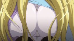 1girls ass blonde_hair clothing hips large_ass melpha queen's_blade screencap