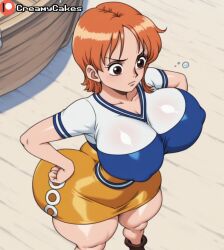 nami (one piece) from one piece by creamyycakes