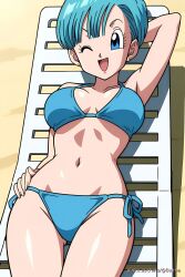 bulma briefs from dragon ball by pinku.ai