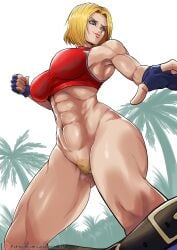 blue mary from fatal fury by luisocscomics