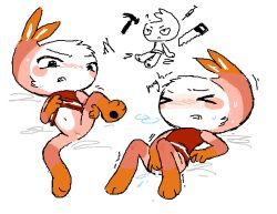 >< 1boy 1cuntboy animate_inanimate blush closed_eyes clothes clothing clothing_lift cuntboy cuntboy_only dandy's_world digital_media_(artwork) fingering fingering_pussy fingering_self gritted_teeth hammer intersex intersex_only junipurr_(artist) laying_down laying_on_back lifting_clothing lying lying_on_back lynxfurr male male_only masturbation ms_paint mspaint navel needle no-human no_human no_humans non-human non-human_only on_back only_male orange_body pawpads paws pixel_(artwork) pixel_art plain_background png pussy red_clothes red_clothing roblox roblox_game saw shrimp shrimpo_(dandy's_world) simple_background small solo solo_cuntboy solo_intersex solo_male sweat sweatdrop sweating vaginal_masturbation vulva white_background white_belly white_face white_stomach