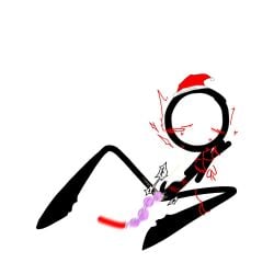 alan_becker anal_beads anal_beads_in_ass anal_beads_pull black_body blush cum_drip penis santa_hat sex_toy sex_toy_in_ass sex_toy_insertion stickman the_chosen_one_(animator_vs_animation) tied_up