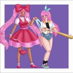 aubrey_(omori) omori sweetheart_(omori) wedgie