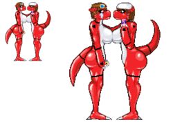 casetermk digimon digimon_tamers female guilmon milf mother mother_and_son rule_63 son takato_matsuki transparent_background yoshie_matsuki