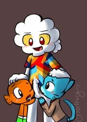 cartoon_network chibitracy cub cub_and_adult darwin_watterson gumball_watterson mr._small the_amazing_world_of_gumball young