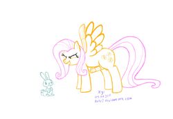 angel_bunny fluttershy_(mlp) friendship_is_magic futanari intersex my_little_pony smooth_skin xyi