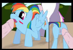 friendship_is_magic my_little_pony proteus_iii rainbow_dash_(mlp) rainbow_hair smooth_skin tagme