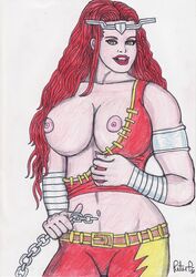 1girls 2010 female female_only marvel solo tagme thundra tiara yerbouti