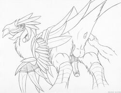 anzu_(warcraft) blizzard_entertainment dracovar feral mount_(warcraft) raven_lord_(warcraft) source_request tagme warcraft world_of_warcraft