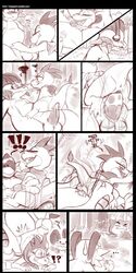 comic croconaw male mel_the_hybrid monochrome pokemon snorlax swampert