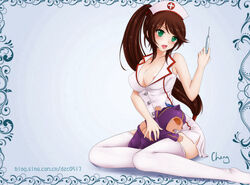 akali_jhomen_tethi cheng kennen league_of_legends nurse_akali riot_games tagme