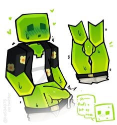 2d 2d_artwork after_ejaculation after_masturbation aftermath avery_the_mayo averythemayo clothed green_skin ha534076 jorked_it mcyt minecraft minecraft_arg minecraft_youtubers searching_for_a_world_that_doesn't_exist searching_for_a_world_that_doesnt_exist slime slime_boy tagme twitch twitch.tv twitch_streamer twitter twitter_username youtube youtuber youtubers