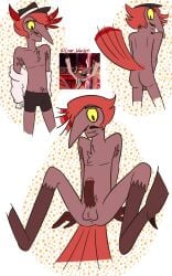rooster (hazbin hotel) from hazbin hotel by love warden