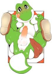 green yoshi from mario (series) by saljidark