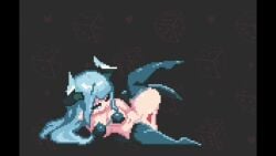 animated arms_behind_back ass ass_pounding blue_hair bouncing_breasts defeat_sex defeated demon demon_girl female hidden_penis horns invisible_penis knife_ears leg_up long_hair married_into_hell no_sound one_leg_up pixel_animation pixel_art pounding pussy sidefuck stockings succubus succubus_horns succubus_tail tagme tail thick_thighs thighhighs vaginal_penetration video video_games worknite_games