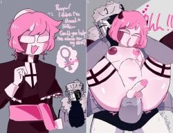 1boy 1futa _thirdpeach anal anal_sex belly belly_bulge big_penis cumming_from_anal_sex cumshot demon demon_horns dildo dildo_in_ass femboy femdom friday_night_funkin friday_night_funkin_mod futanari genderswap male_penetrated malesub mid-fight_masses penetration pink_hair pink_nipples romantic_couple rule_63 ruv_(dokki.doodlez) ruv_(friday_night_funkin) sarvente_(dokki.doodlez) sarvente_(friday_night_funkin) sex_toy small_penis stockings stomach_bulge strap-on ushanka