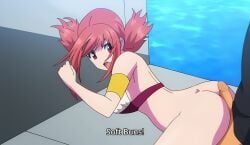 keijo!!!!!!!! toyoguchi_non nude_filter screencap screencap_edit penis 1girls buttjob assjob