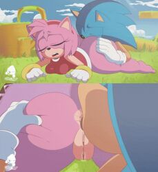 16:9_aspect_ratio 1boy 1girls 2d 2d_animation amy_rose anal anilingus animated anus anus_focus anus_lick anus_sniff ass ass_eating ass_focus ass_grab ass_sniffing bare_ass bare_legs barefoot blue_fur blue_hair blue_sky bodily_fluids bottomless bubble_ass bubble_butt cleft_of_venus clitoris clothing cloud contentious_content cum dress eating_ass feet female fur gif gloves grabbing_another's_ass grass groin groping hairband hands_on_ass headwear hedgehog huge_ass humanoid large_ass legs licking_ass limited_visibility lying male male_pleasuring_female mammal medium_hair moaning moaning_in_pleasure no_underwear nopan ocean outdoors peach_fur perineum pink_fur pink_hair platform pleasure_face pleasured_face pleasuring pussy pussy_juice red_dress red_hairband rimjob rimming rimming_female saliva scrabble007 sega semen sex sky sleeveless_dress smelling smelling_anus sniff sniffable_ass sniffing_anus sniffing_ass sonic_(series) sonic_the_hedgehog sonic_the_hedgehog_(series) spread spread_anus straight tail teenage_female teenage_male teenager thick_thighs thighs toes tongue tongue_in_anus tongue_in_ass tongue_out vagina vagina_focus video_games wet wet_vagina white_gloves