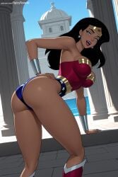 diana prince from dc comics by spicytoonai