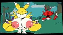 1boy 1girls 2d 2d_animation 69 69_position all_the_way_to_the_base animated animation balls_clench bandai_namco big_ass big_breasts big_butt big_dick big_penis blowjob cheek_bulge cum cum_in_mouth cum_in_pussy cum_in_throat cum_inside cum_meter deepthroat digimon digital_media face_fucking female forest forest_background forest_sex furry furry_female furry_male furry_only guild_wars guilmon handjob hi_res hiding_in_bushes high_quality high_resolution highres huge_ass huge_boobs huge_breasts huge_butt huge_cock irrumatio larger_female licking_penis male male_and_female_focus pumping_cum renamon sleep_sex sleeping sound sound_effects sound_warning straight superiorfox sword_swallowing_position testicles_clench thick thick_ass thick_thighs throat_fuck thrusting_into_mouth vagina vaginal_penetration vaginal_sex video video_game video_game_character video_game_franchise video_games