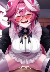 1boy 1boy1girl 1girls 2026 2d 2d_(artwork) animal_ears color colored cowgirl_position cum cum_in_pussy cum_inside drool drooling fangs female female_focus female_penetrated glasses hentaudio hololive hololive_english hololive_english_-justice- horny horny_female jellyfishjubilee kemonomimi light-skinned_female light_skin live2d maid maid_uniform male male/female male_penetrating male_penetrating_female moaning more_at_source nixour open_mouth penile penile_penetration penis penis_in_pussy pink_hair raora_panthera raora_panthera_(maid) rolling_eyes round_glasses sex sound sound_effects spectacles straight tagme vaginal_penetration vaginal_sex video virtual_youtuber voice_acted