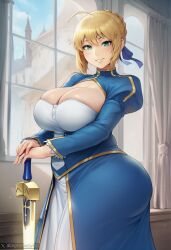 artoria pendragon from fate (series) by degenerate darka