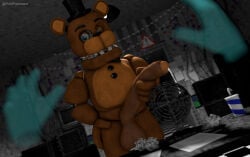 1boy 3d 3d_(artwork) accessories_only animatronic anthro anthro_male anthro_only anthro_solo artist_name balls bear big_cock big_penis black_bow_tie black_bowtie black_top_hat black_tophat blue-eyed_male blue_eyes blue_eyes_male blue_hands bow_tie bowtie brown_body brown_fur buttons checkered_floor cock crumpled_paper cum cup desk desk_fan dick disembodied_hand disembodied_hands dripping dripping_cum duo eyebrows fan five_nights_at_freddy's five_nights_at_freddy's_2 fnaf fnafpornartist foreskin freddy_(fnaf) functionally_nude functionally_nude_male genital_fluids ghost_hands grey_ceiling grey_wall hallway hand_around_penis hand_on_hip hands hyper hyper_penis indoors joints jpeg large_cock large_penis leaking leaking_cum leaking_precum long_penis looking_at_viewer male male_anthro male_only male_solo monitor no-human no_human no_humans non-human non-human_only office one_eye_closed one_eye_open only_male paper papers penis pizzeria point_of_view pov pov_hands precum precum_drip robot robot_joints semen soda_cup solo solo_anthro solo_focus solo_male standing standing_up table testicles tiled_floor top_hat tophat uncircumcised uncircumcised_penis uncut uncut_penis unwithered_freddy ursid video_games viewer_pov winking winking_at_viewer wire wires withered_freddy