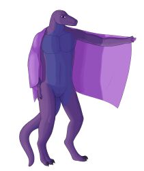 absurd_res animal_genitalia anthro genital_slit genitals hi_res lizard looking_at_viewer male nude nude_anthro nude_male peyotecoyote7 reptile scalie solo towel towel_only