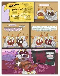 2boys1girl absurd_res arachnid bed bedroom begging_for_more blush breasts choking choking_during_sex claws comic cum cum_in_pussy cute_couple dark_nipples dark_taranza dialogue dominant_male drooling ejaculating_while_penetrated ejaculation fangs forked_tongue gaepaws18 glowing_eyes gripping_sheets hands_on_neck heart-shaped_pupils hearts hi_res hot_sex ibispaint_(medium) kirby_(series) kirby_triple_deluxe kittipaws long_tongue married_couple messy_hair missionary_position morning nintendo pillows plap_(sound) possessed pussy_juice queen_sectonia queen_sectonia_(original_form) rough_sex sectaranza sex submissive_female sweat taranza team_kirby_clash_deluxe tongue_out waffle