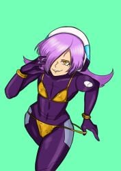 androgynous lilac_hair lumine_(mega_man) male mega_man mega_man_x ratprt reploid robot golden_bikini golden_week alternate_version alternate_color