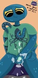 alexlab amphibian animal_humanoid anthro aquatic aquatic_humanoid axo_(fortnite) axolotl axolotl_humanoid blush bodily_fluids cephalopod cephalopod_humanoid clothing coleoid cum decapodiform duo epic_games erection fortnite frottage genital_fluids genitals hi_res humanoid male male/male mole_salamander mollusk mollusk_humanoid nude penile penis penises_touching salamander sex squibbly_(fortnite) squid squid_humanoid tentacles