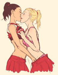 artist_request brittany_pierce glee_(tv_series) santana_lopez teen_girl