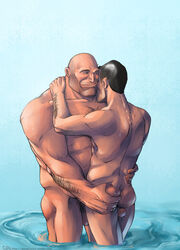 adorable before_anal before_sex canon_couple comfort comforting cute first_time first_time_(anal_sex) first_time_sex gay heavy_(team_fortress_2) heavy_weapons_guy hugging impossible_fit it'll_never_fit love lovers loving loving_couple male male_focus male_only medic medic_(team_fortress_2) nervous nervous_sweat romantic romantic_couple romantic_sex scared scared_shitless tagme team_fortress_2 wholesome yang yangpuppy