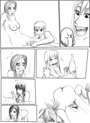ballbusting balls cock_and_balls_torture futanari intersex penis penis_envy