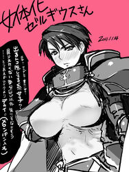 2011 armor big_breasts breasts busty fire_emblem fire_emblem:_path_of_radiance fire_emblem:_radiant_dawn genderswap genderswap_(mtf) nintendo rule_63 voluptuous zelgius_(fire_emblem) zelgiusko