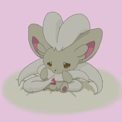 1boy balls cinccino crying crying_with_eyes_open male male_only penis pokemon shiny_cinccino shiny_pokemon solo tagme tears