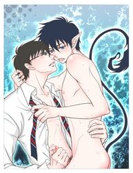 2boys ao_no_exorcist brother gay incest male male_only okumura_rin okumura_yukio twincest twins yaoi