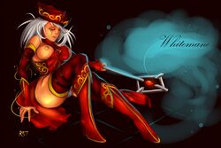 female human ragora sally_whitemane world_of_warcraft