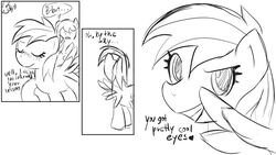 comic derpy_hooves dumb_bell friendship_is_magic my_little_pony rainbow_dash_(mlp) smooth_skin